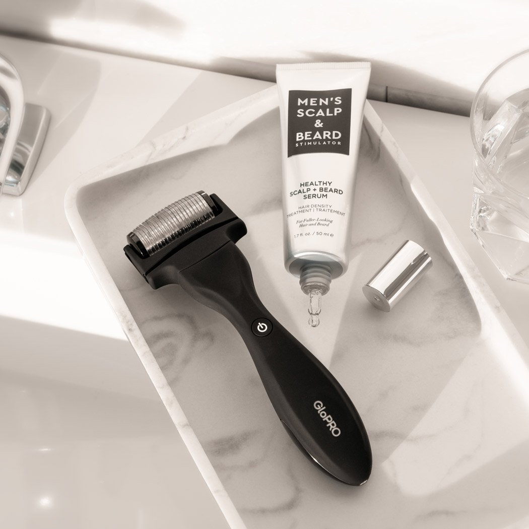 Men's Scalp & Beard Stimulator Set | Hair Regrowth Treatment | BeautyBio 