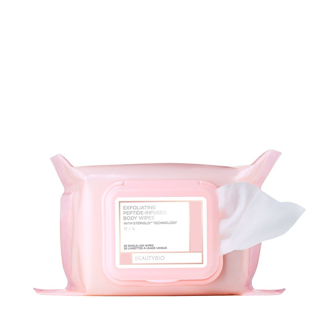 Exfoliating Body Wipes Skincare BeautyBio 