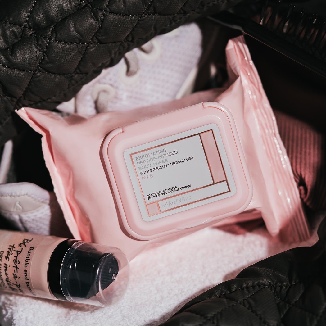 Exfoliating Body Wipes Skincare BeautyBio 